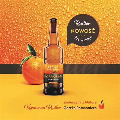 Kormoran Radler Gorzka Pomarańcza - Browar Kormoran - Wymarzona sztuka piwa