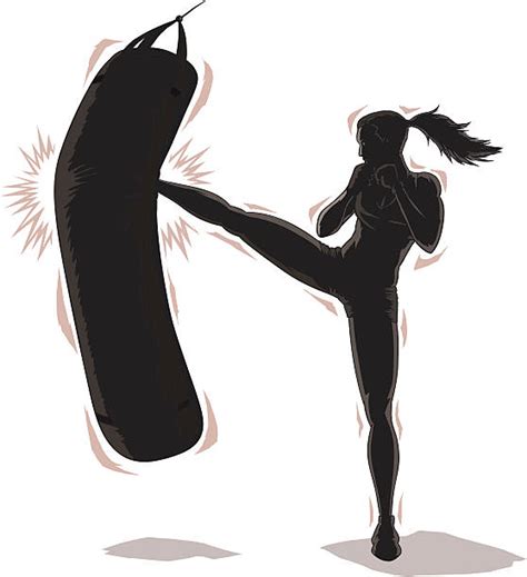 Kickboxing Clip Art Vector Images And Illustrations Istock