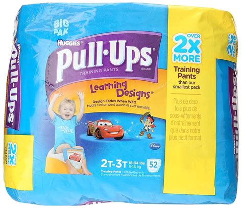 Huggies Pull Ups Learning Designs Training Pants 2t 3t 52 Count
