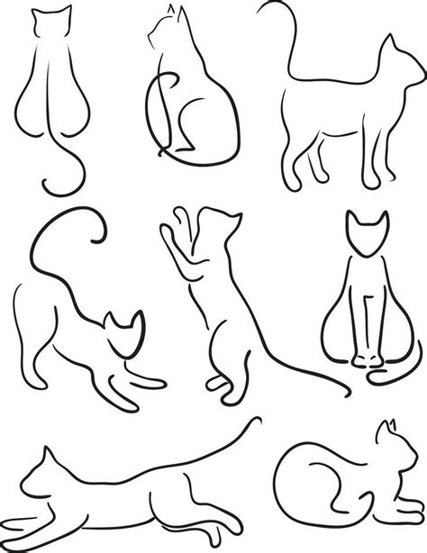 Afbeeldingsresultaat Voor Simple Line Drawing Cat Cat Tattoo Cat