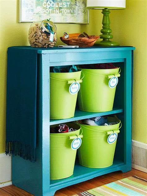 Kids and clutter just go together. 15 Super Storage Ideas and Kids Shoe Organizers for ...