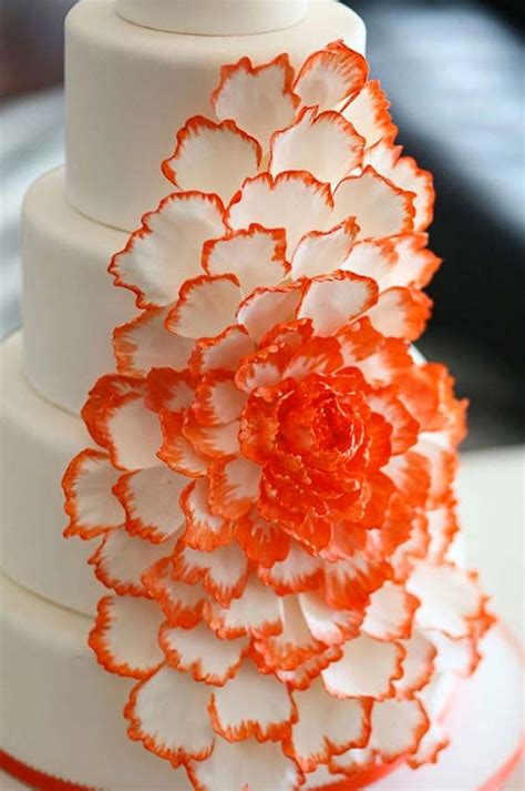 Unique Wedding Cake Trends And New Cake Designs 2019 2020 Orange