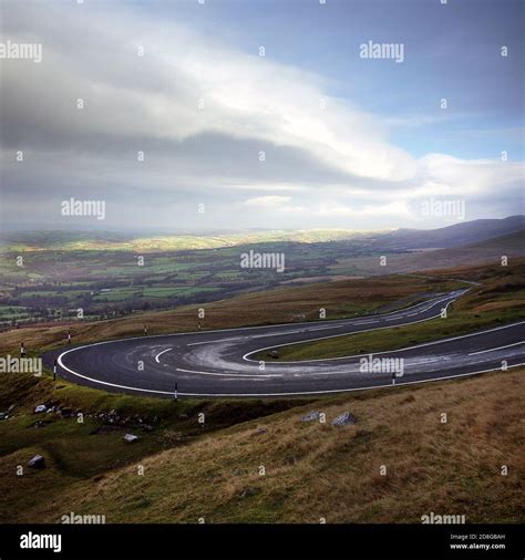 British Country Roads In The Welsh Black Mountains Stock Photo Alamy