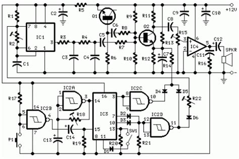A simple tone generator that allows software control of auditory stimuli is described. Cuckoo sound Generator circuit diagram and instructions