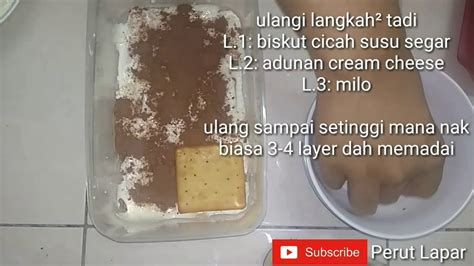 Resepi cheesekut sedap tanpa bakar dan gelatin. Resepi Cheesekut Milo Yang Simple - YouTube