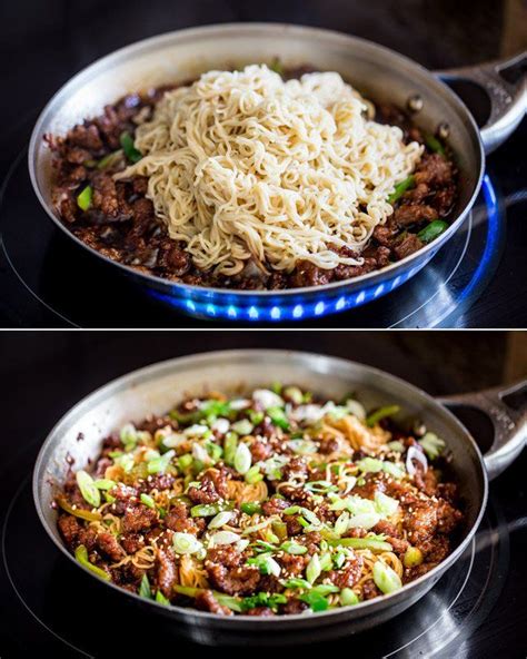 Some are cooked in more than an hour while some are ready to serve in less than 30 minutes. Mongolian Beef Ramen Noodles - a copycat recipe of the popular PF Chang's Mongolian Beef with ...