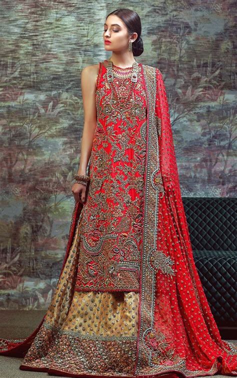 traditional and stunning pakistani bridal barat dresses from the latest collection of tena