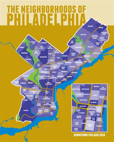 Jkgd Infographics The Neighborhoods Of Philadelphia