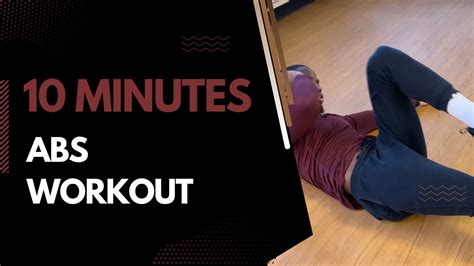 10 Minute Abs Workout Youtube