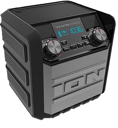 Best Buy Ion Audio Tailgater Express Portable Bluetooth Speaker Black