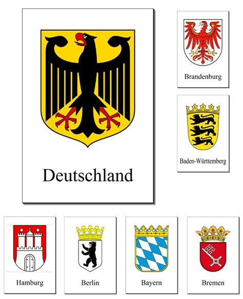 Zunächst sollen die schüler die bundesländer sowie die zugehörigen hauptstädte kennen. Wappen-Bundesländer-Alu-Schild 15 x 10 cm-Deutschland-Top ...