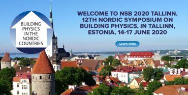 Submit your abstract before 03 february 2020 (23:59 cet) to be a part of europe's biggest endocrine meeting. NSB 2020 Building Physics Conference abstract submission ...