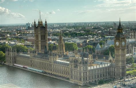 Taken From A Capsule Aboard The London Eye This Birds Eye View Of The