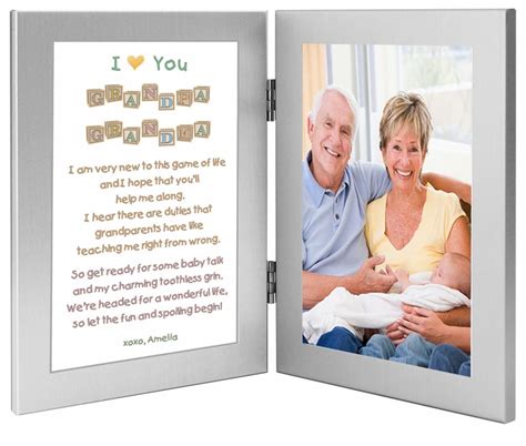 Grandparents play a very special role in a child's life. Gift for Grandparents from New Grandchild