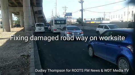 wdt media tv hagley park road improvement project repairs to road before surface layer is