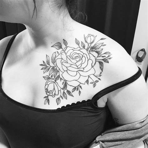 Black & white add to shopping bag clearance item: 52 Incredible Flower Tattoo Designs For Women