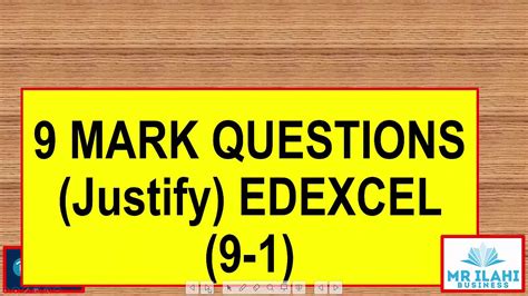 How To Answer GCSE Edexcel Business Mark Questions YouTube