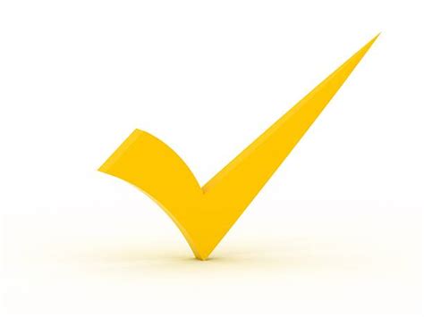 Yellow Tick Stock Photos Pictures And Royalty Free Images Istock