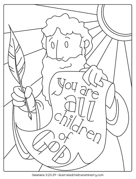 They must get away, or they will be killed. Bible Story Coloring Pages: Summer 2019 - Illustrated Ministry