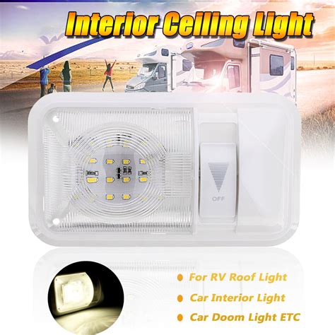 1pcs 12v 280lm Led Rv Ceiling Dome Light Rv Interior Lighting For