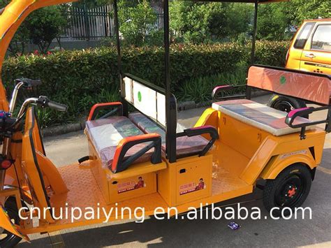 Electric Auto Rickshaw Tuk Tuk Passenger Tricycle With Good Quality Pedicab Rickshaws For Sale