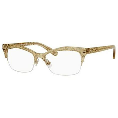 Kate Spade Eyeglasses Lyssa 0w51 Gold Glitter 51mm