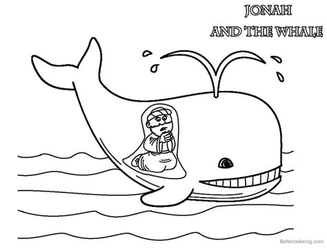 Cute Coloring Pages Of Jonah And The Whale Free