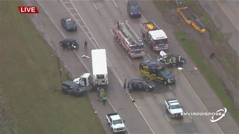 Multi Vehicle Crash Causes Traffic Backup On I 35 In Ne Okc