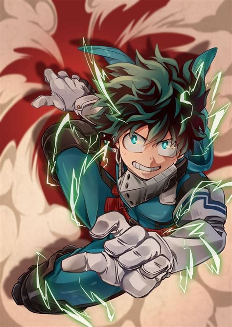 Izuku Midoriya Boku No Hero My Hero Academia Fan Art Anime Boku No