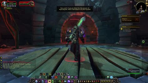 Caliban is defeated and sabrina won the unholy regalia. Unholy dk artifact quest guide