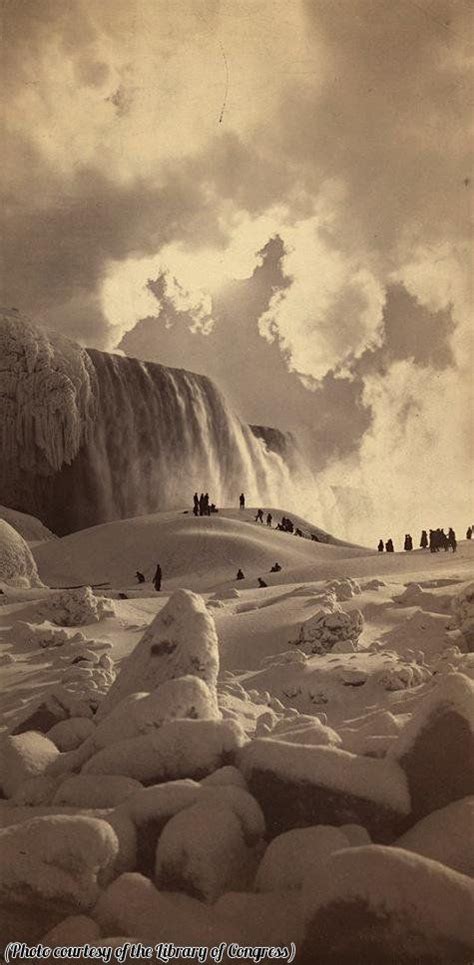 Niagara Falls Frozen Over 1883 Qf14nyjp0g Winter