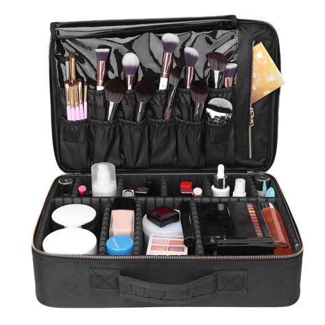 Zimtown 16 Travel Makeup Caseprofessional Cosmetic Makeup Bag