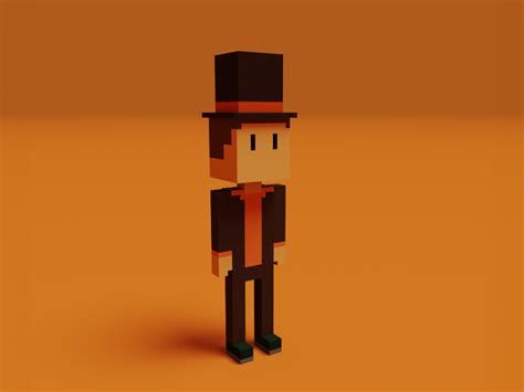 A Custom Portrait Or Character Using Magicavoxel Upwork