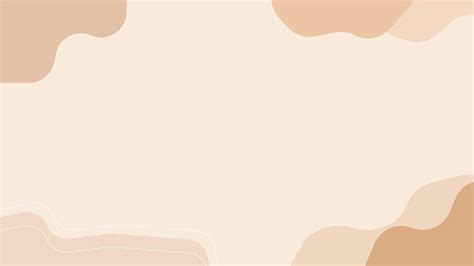 Cute Brown Aesthetic Abstract Minimal Background Perfect For W In