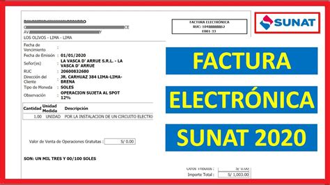 Electronica Sunat Factura Electr 243 Nica Per 250 Sunat Nubefact