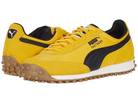 Puma Lace S Fast Rider Sneaker In Yellow For Men Save 2 Lyst