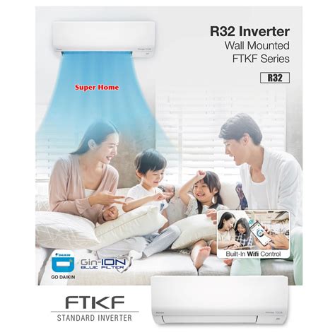Daikin R32 Inverter Aircond 1 0hp 2 5hp FTKF25B FTKF35B FTKF50B