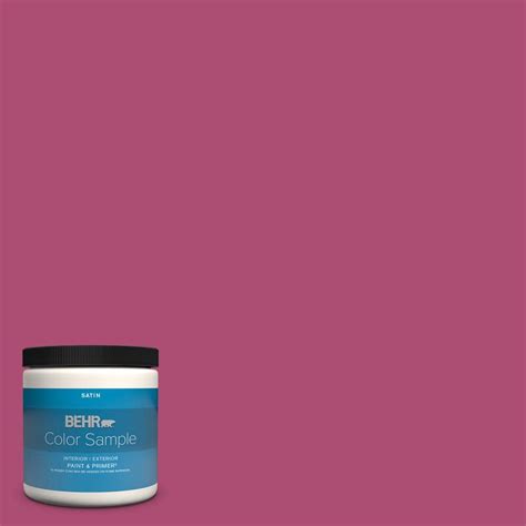Behr Premium Plus 8 Oz 100b 7 Hot Pink Satin Enamel Interiorexterior