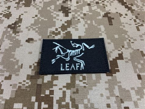 Specwarfare Airsoft Warrior Reflective Arcteryx Morale Patch Black