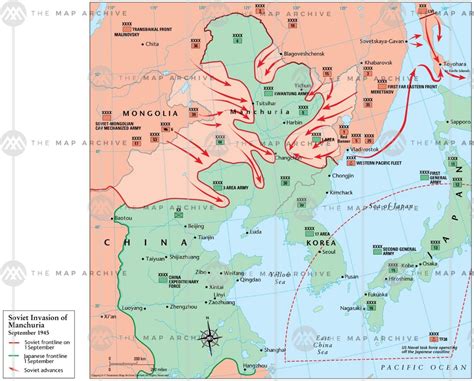 Soviet Invasion Of Manchuria Augustseptember 1945 Soviet Invasion