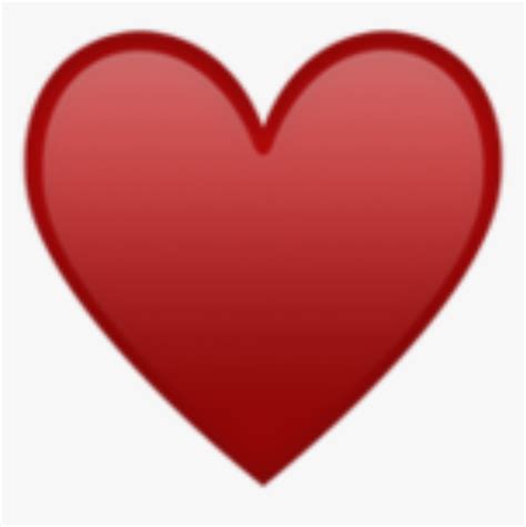 Rotes Herz Emoji Iphone Hd Png Download Kindpng