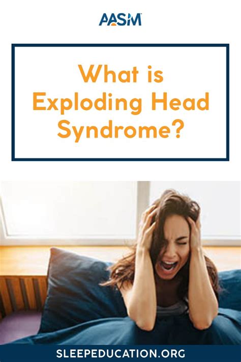 Exploding Head Syndrome Sleep Education