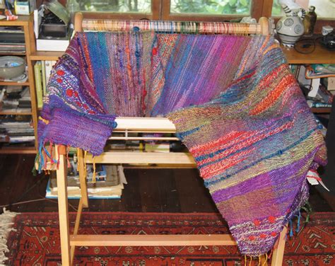 My first rigid heddle loom project - Saori weaving | Saori weaving