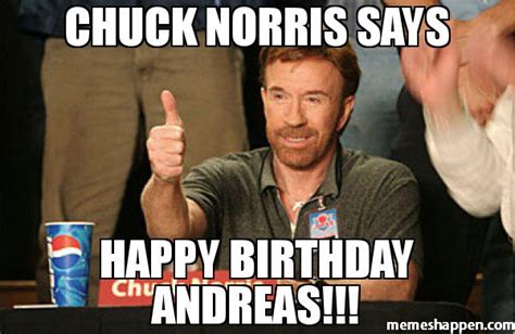 Chuck Norris Birthday Memes