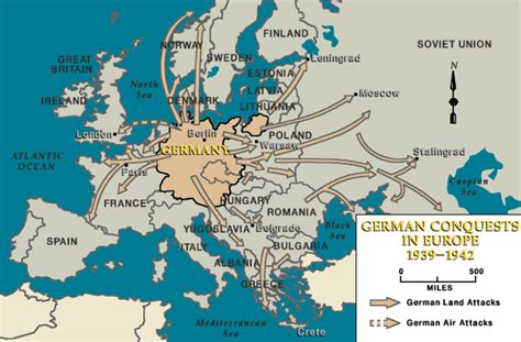 German Conquests In Europe 1939 1942