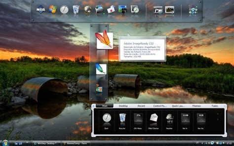 윈도우 맥북 Dock 프로그램 다양한 기능을 제공하는 Winstep Nexus