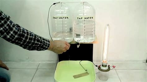 Salt Water Electric Conductivity Test Youtube