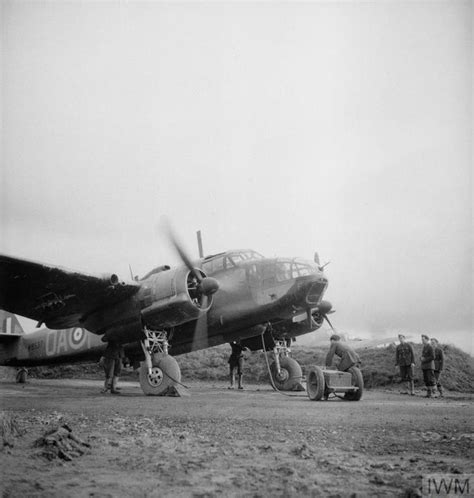 Beaufort I W6537oa F Of No 22 Squadron Starting Up At St Eval