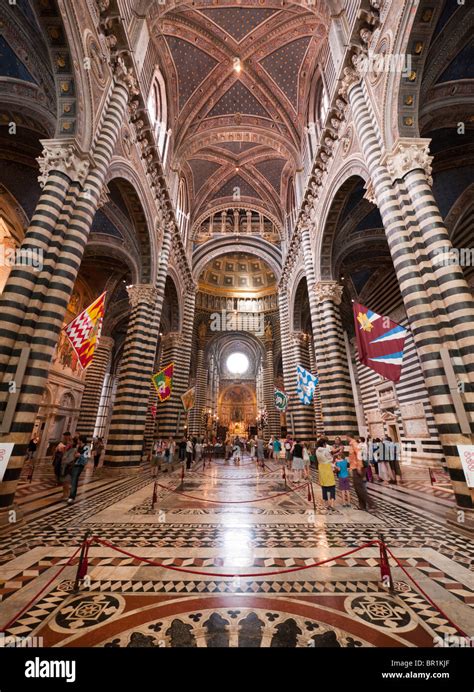 Interior View Of The Siena Cathedral In Tuscany Italy Stock Photo Alamy