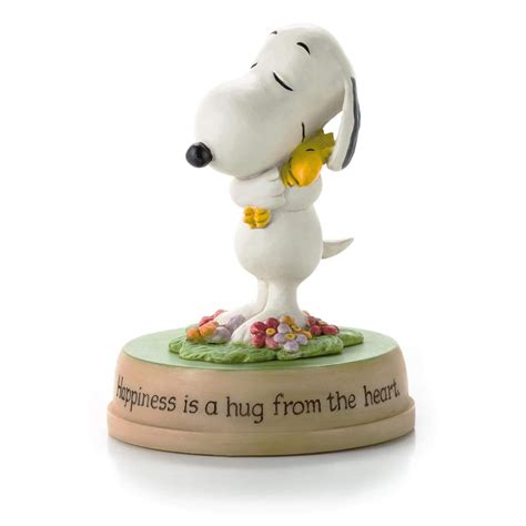 Hallmark Peanuts Happiness Is A Hug From The Heart Snoopy And Woodstock